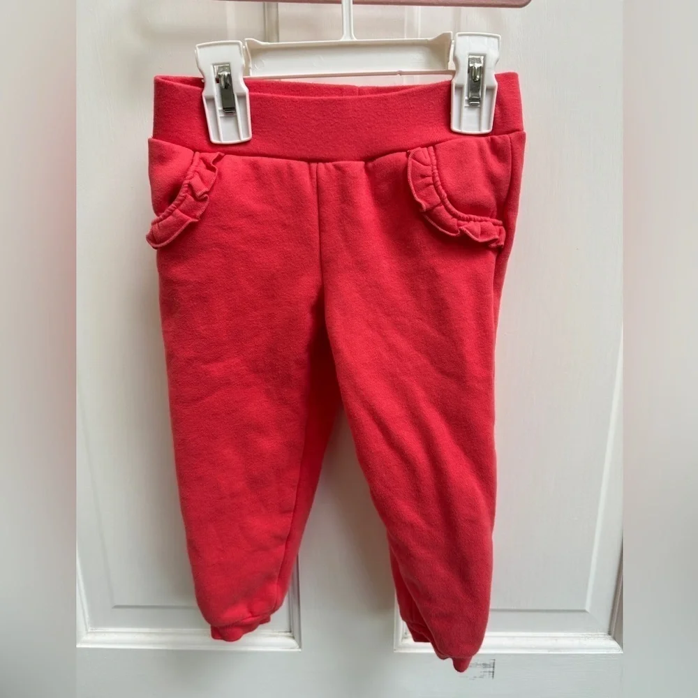 NWOT 2T Carter’s Girls Red Fringe Sweat Pants